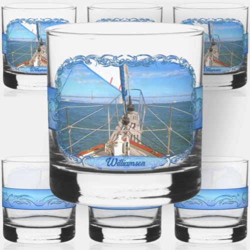 San Francisco Sailing 0869 Whiskey Glass