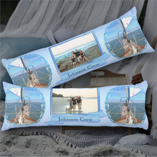 San Francisco Sailing Family Crew 0869 Body Pillow