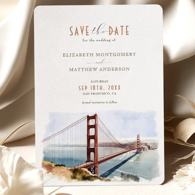 San Francisco Save The Date Destination Invitation (Creator Uploaded)