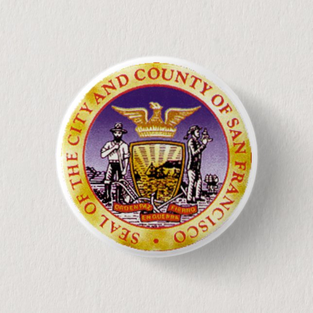 San Francisco Seal Button (Front)