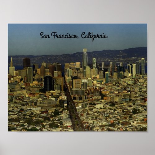 San Francisco Skyline 13 Poster