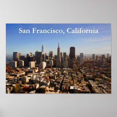 San Francisco Skyline 8 Poster