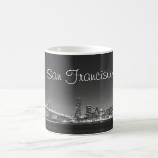 San Francisco skyline black white Mug