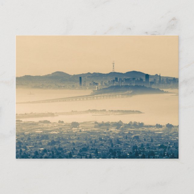 San Francisco skyline California USA Postcard (Front)