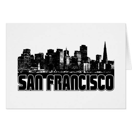 San Francisco Skyline Card