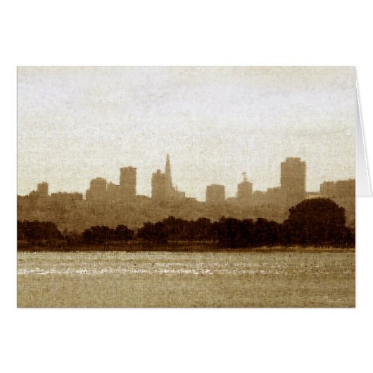San Francisco Skyline Cards (Front Horizontal)