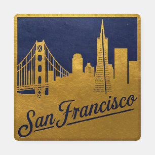 San Francisco Skyline Coaster Set