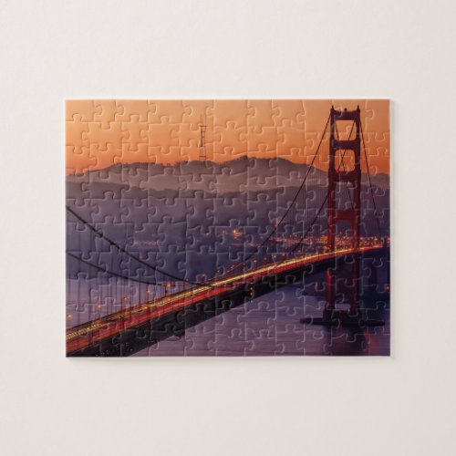 San Francisco Skyline  SF Gloden Gate Bridge Jigsaw Puzzle