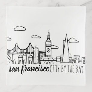 San Francisco Skyline Trinket Tray