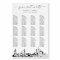 San Francisco Skyline Wedding Seating Chart 18x24