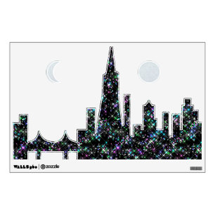 San Francisco Sparkling Skyline Wall Decal