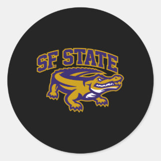 San Francisco State Gators Icon Classic Round Sticker