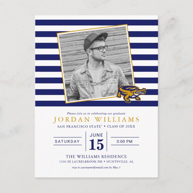 San Francisco State Graduate Announcement Postcard (Front)