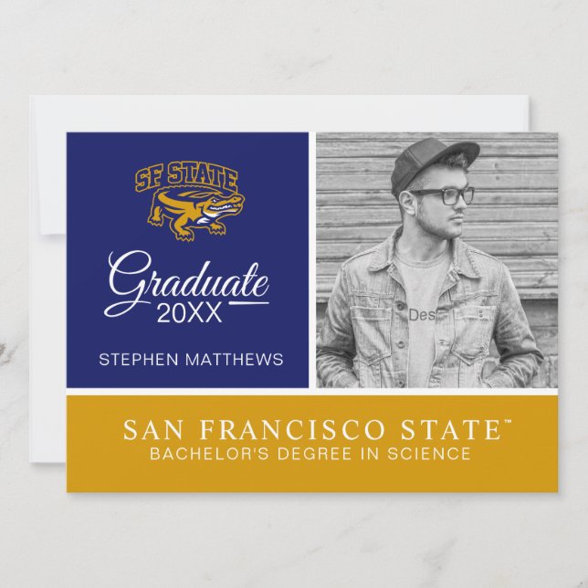San Francisco State Graduate Invitation (Front)