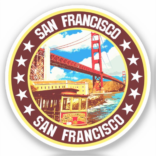 San Francisco                                      Sticker (Front)