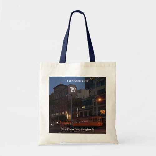 San Francisco Street Car 2 Tote Bag