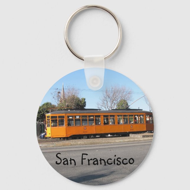 San Francisco Streetcar Keychain (Front)