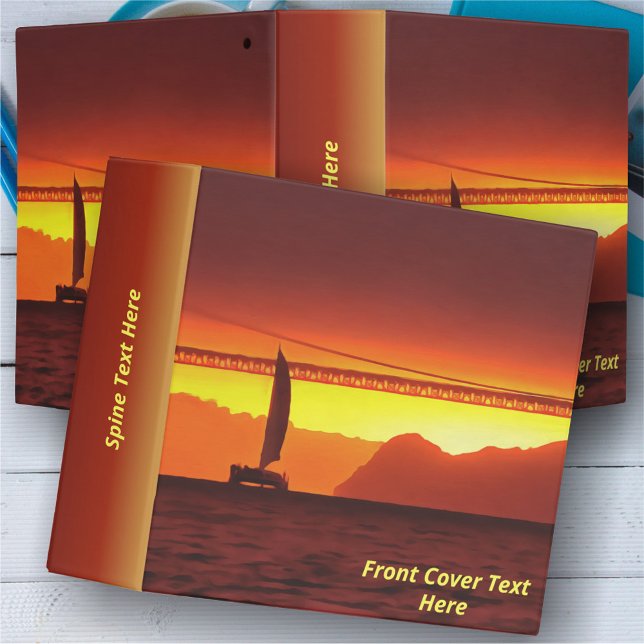 San Francisco Sunset 1124 3 Ring Binder (Creator Uploaded)