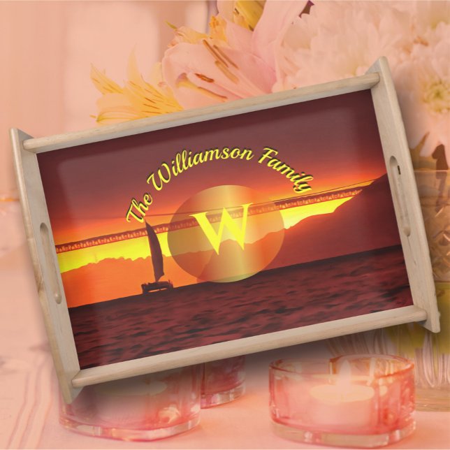 San Francisco Sunset Family 1124 Serving Tray (Creator Uploaded)