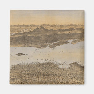 San Francisco, surrounding country Magnet
