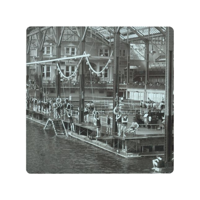 San Francisco Sutro Baths Metal Print (Front)