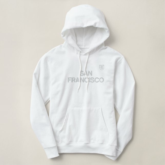 SAN FRANCISCO SWEAT EMBROIDERED HOODIE (Design Front)