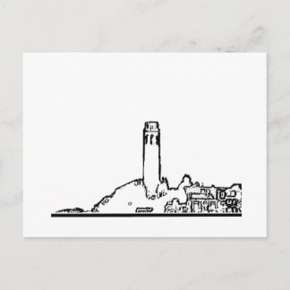 San Francisco Telegraph Hill jGibney The MUSEUM Postcard