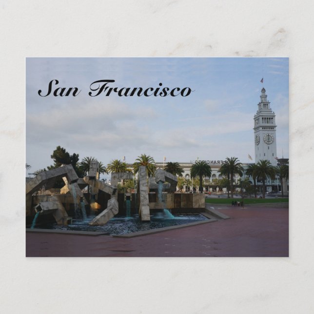 San Francisco The Embarcadero Postcard (Front)