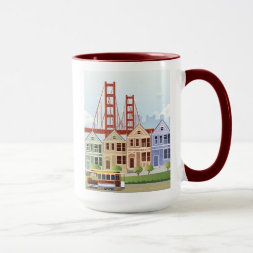 San Francisco  The Painted Ladies Mug