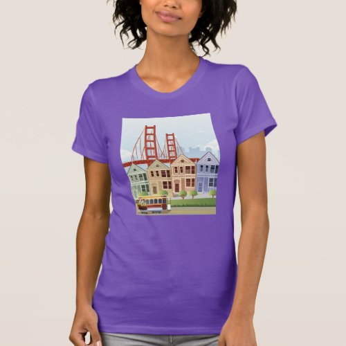 San Francisco  The Painted Ladies T_Shirt