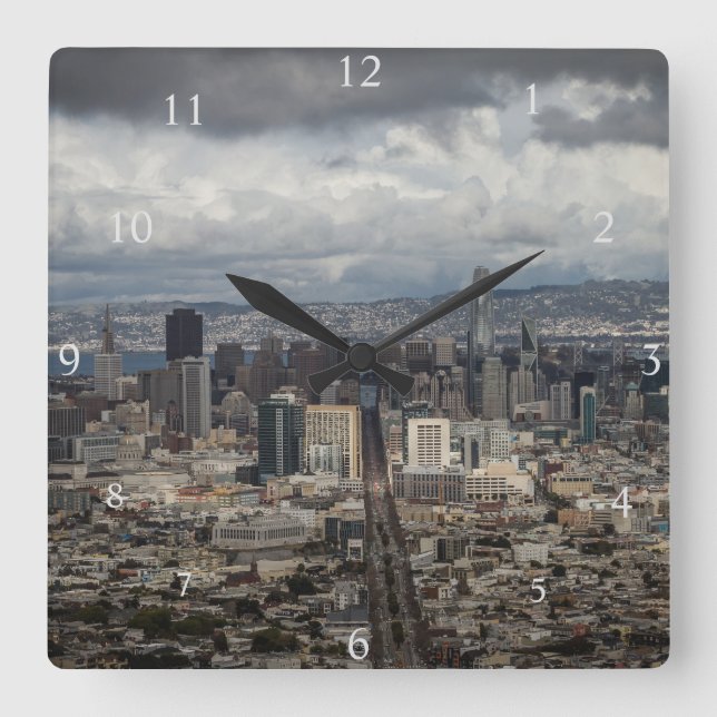 San Francisco Time Square Wall Clock (Front)