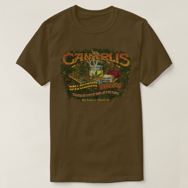 San Francisco Tobacco Co Canablis 1967 T-Shirt (Design Front)