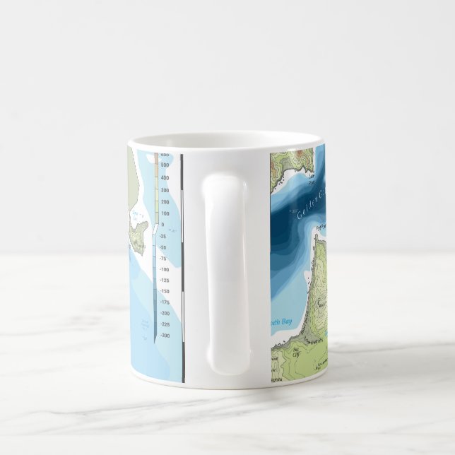 San Francisco Topography Mug - North (Handle)