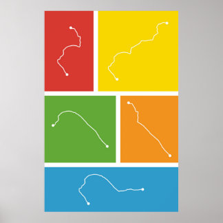 San Francisco - Transit Palettes Poster