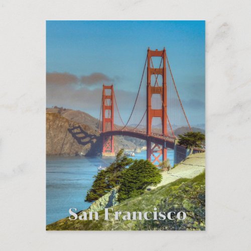 San Francisco Travel Postcard