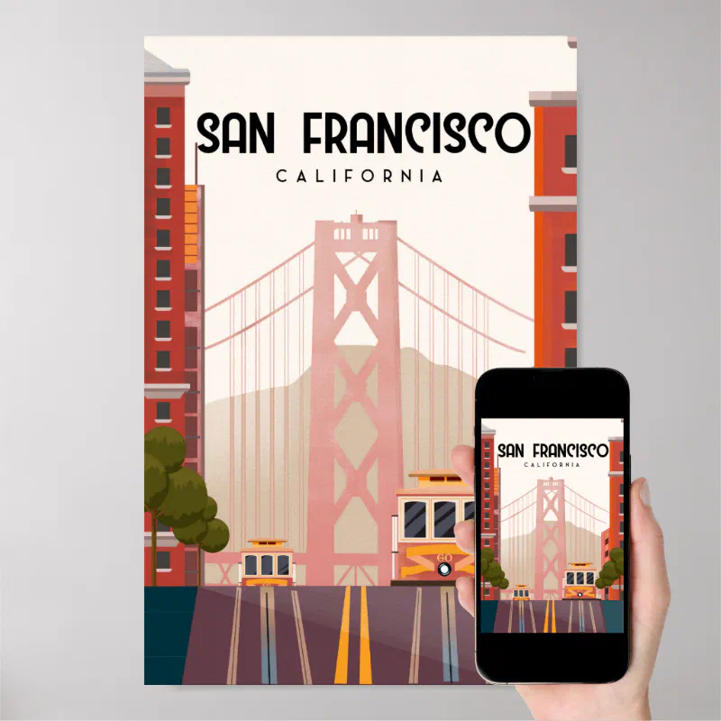 San Francisco travel poster (Downloadable)
