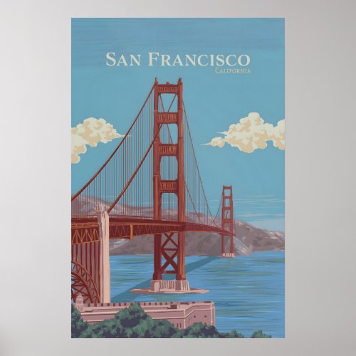 San Francisco Travel Poster