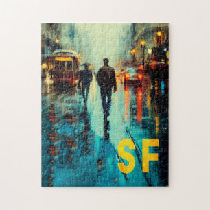 San Francisco Travel Poster Jigsaw Puzzle