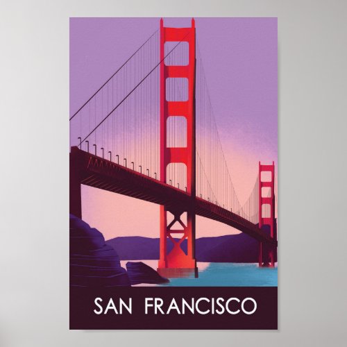 San Francisco Travel poster Poster