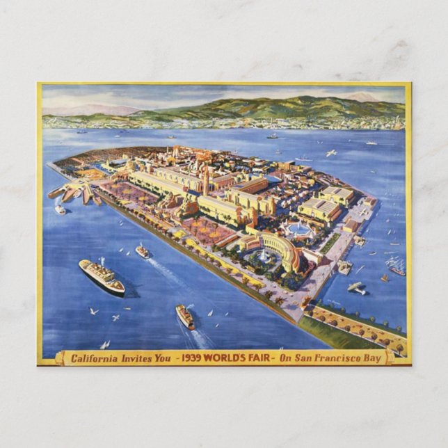 San Francisco Treasure Island Postcard (Front)