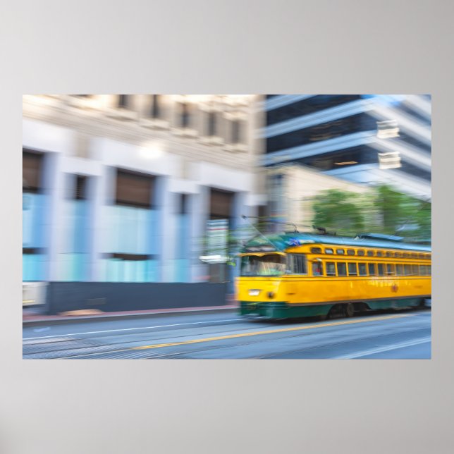San Francisco Trolley Bus Poster (Front)