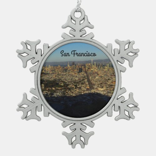 San Francisco Twin Peaks 2 Snowflake Ornament