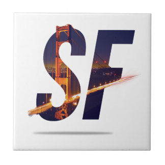San Francisco Typography Ceramic Tile