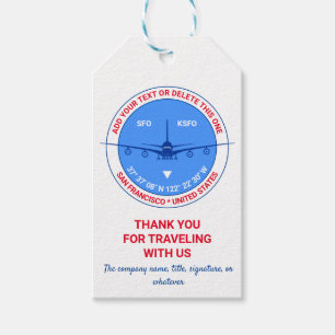 San Francisco, United States, Customizable Travel Gift Tags