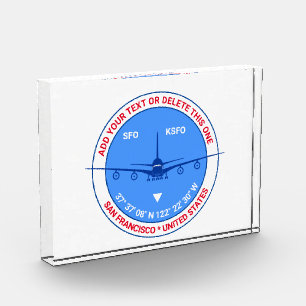 San Francisco, USA, Customizable Stunning Photo Block