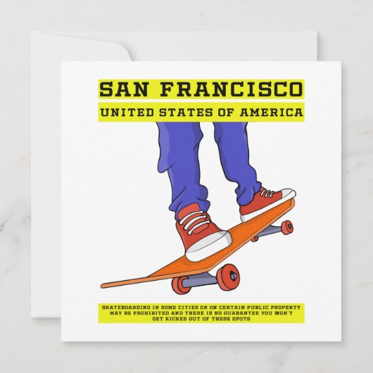 San Francisco, USA Skate (Back)
