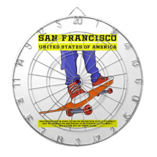 San Francisco, USA Skate Dart Board