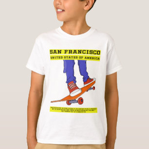 San Francisco, USA Skate T-Shirt