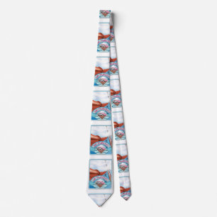 San Francisco, USA, travel poster Neck Tie