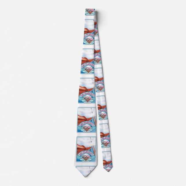 San Francisco, USA, travel poster Neck Tie (Front)